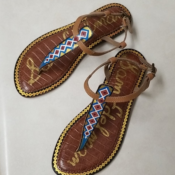 SAM EDELMAN GIGI T-STRAP SANDAL🌻🌴 - Picture 1 of 4